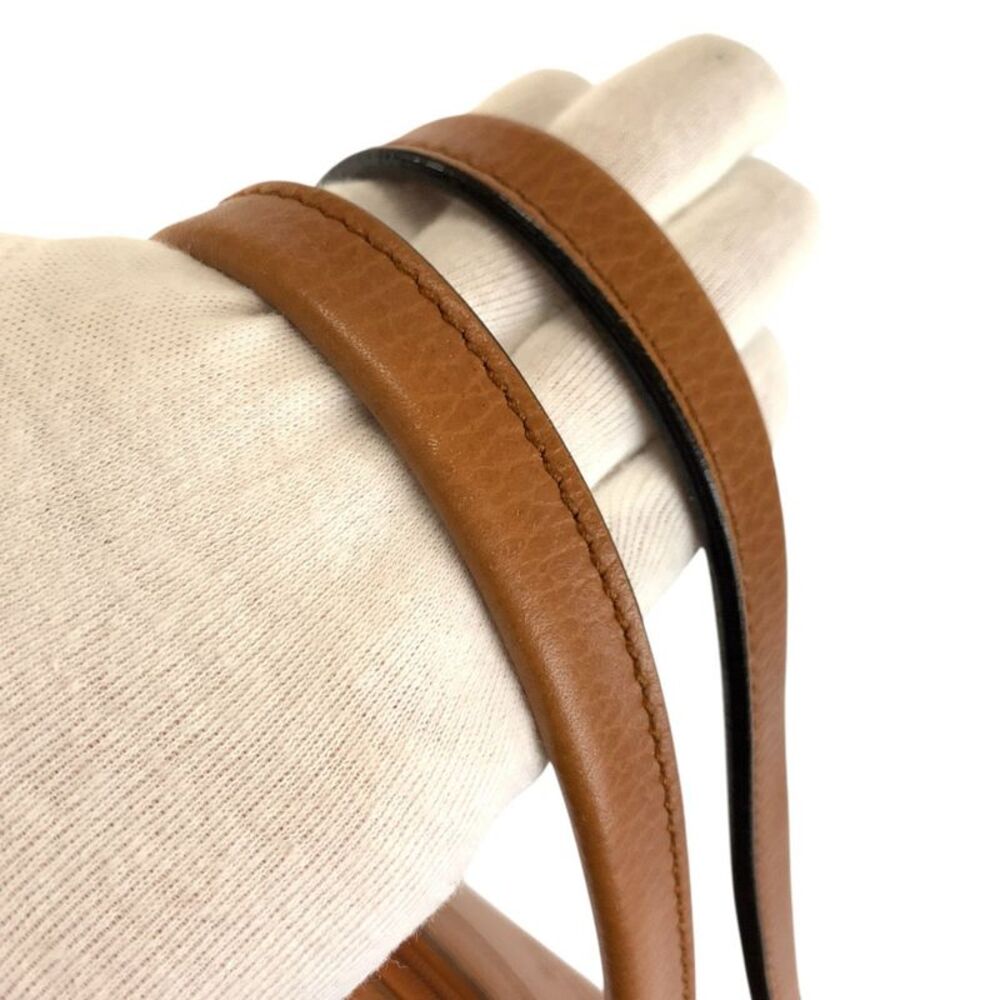 Gucci Brown Leather Tote Shoulder Bag - Picture 8 of 10